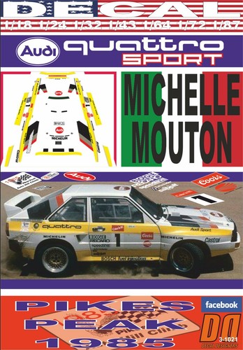 Decal audi sport quattro - decal, s1