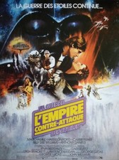 THE EMPIRE STRIKES BACK Affiche Cinéma 53x40 Movie Poster STAR WARS R1990