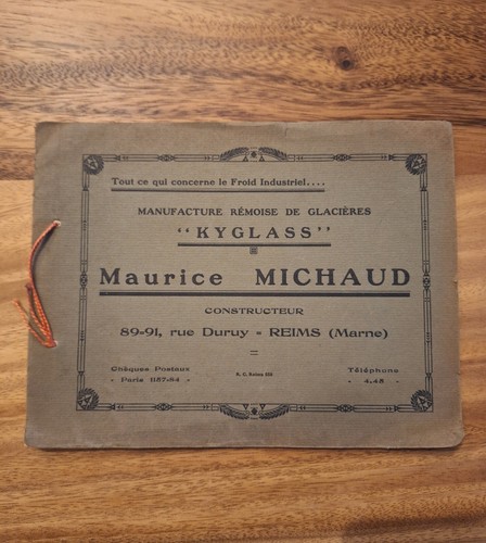 Ancien catalogue glacière - ancien,