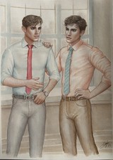 Aquarelle Originale Du Peintre