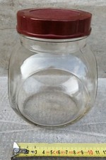 AR3- Ancien bocal La Poule au Pot en verre SISA couvercle bakélite 