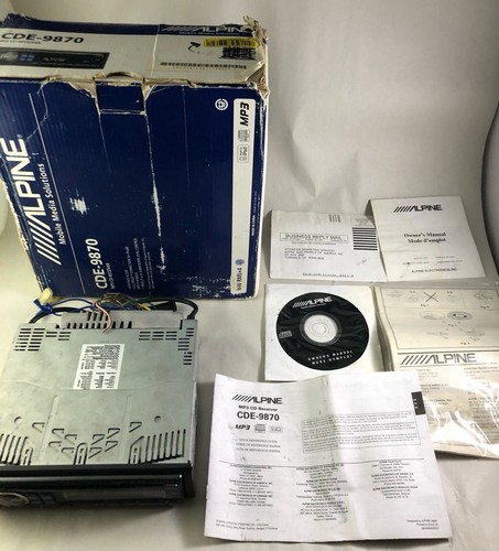auto radio alpine cde 133bt