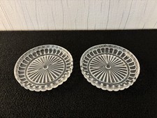 Lot 2 dessous de bouteille en cristal de Saint Louis (prix des 2)