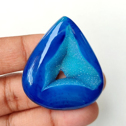 Agate onyx bleue - agate, naturelle