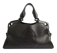 Cartier Sac tote en cuir noir