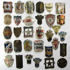 LOT 32 PLAQUES CADRE VÉLO