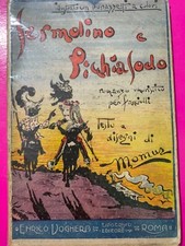 Rare Livre “Sermolino Et Picchiasodo” Auguste Pigeons “ Momus ” Ans 900