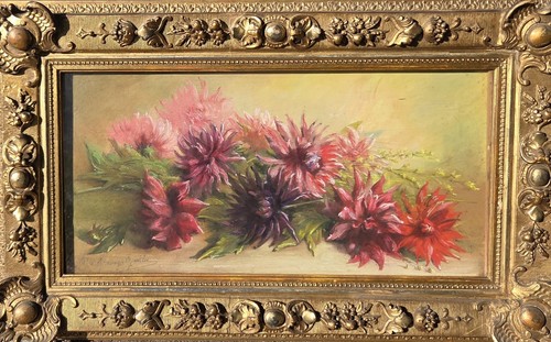 Tableau ancien signé - ,