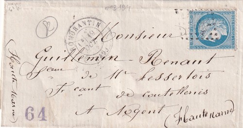 Lettre classique oct 1872 - oct,