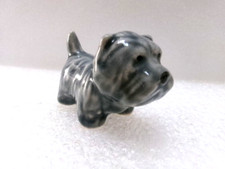 Petite figurine en céramique " Chien Cairn Terrier "