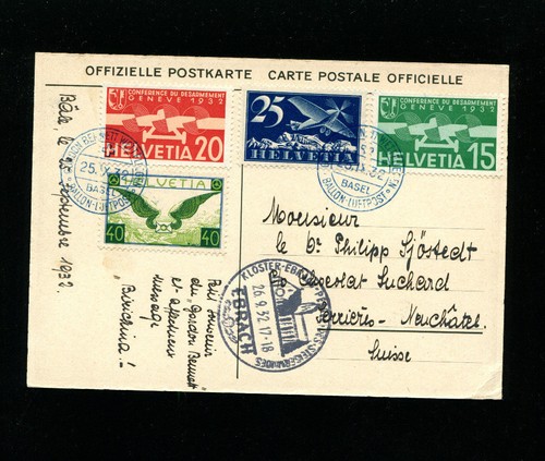 Switzerland 1932 airmail - switzerland,