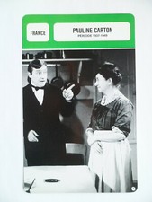 CARTE FICHE CINEMA  PAULINE