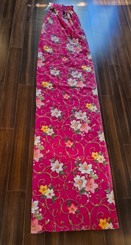 Rideau tenture rouge textiles - rideau,
