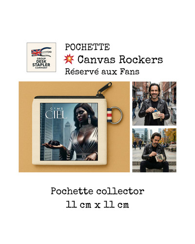 Gims pochette canvas rocker - gims,