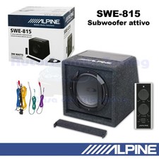 ALPINE SWE-815 Caisson de Basse Amplifié Reflex En 20 CM (8'') 300W