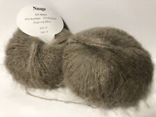 Lot De 10 pelotes De Laine Mohair Chanvre Col 0 Lot 4/ Fabriqué En France