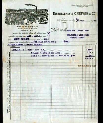 Auxerre usine la - (89), de