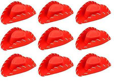 10 X Chapeaux De Cowboy Rouges Pour Enfants Costume De Western Toy Story