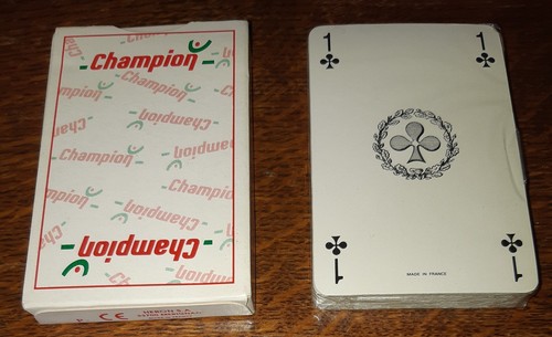 Jeu cartes sous blister - sous,