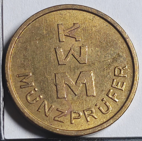 Jeton kwm munzprufer allemagne - jeton,