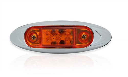 24v ambre chrome led - 12/24v,