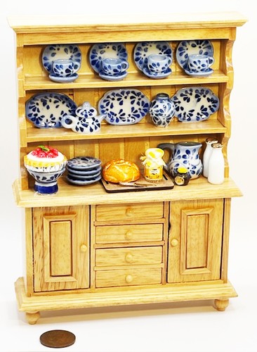 Poupées maison pin cuisine - pin,