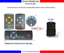 TELECOMMANDE COPIEUSE MULTIFREQUENCE HORMANN HS4, HSM4, HSP4  433 ET 868 Mhz