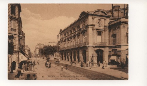 Carte postale reims - carte,