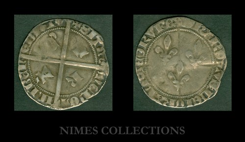 Monnaie medievale charles vii - monnaie,