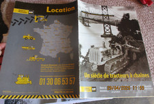 Catalogue ancien CAT MAGAZINE Caterpillar Bulldozer Pelleteuse Tracteur à Chaine
