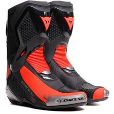 Bottes De Moto Pour Hommes 43 - Dainese Torque 4 - Sport Racing Noir-Fluorescent