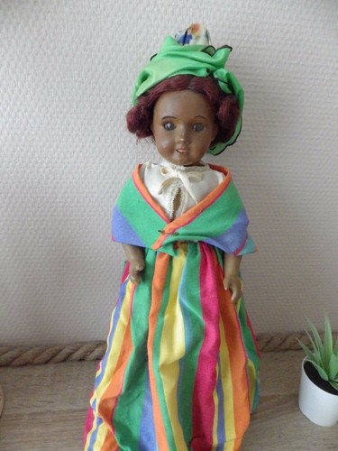 Poupee ancienne creole sfbj - poupee,