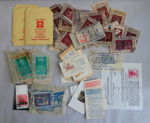 Lot timbres philatélie - lot,