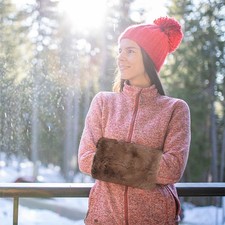 2Pcs Femmes Fausse Fourrure