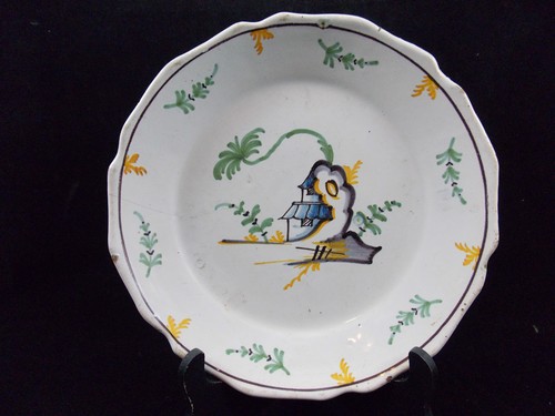 Superbe rare assiette - et,