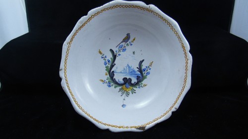 Coupe saladier faience de - coupe, /