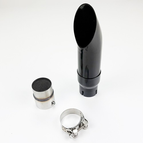 Shorty exhaust black tip - black,