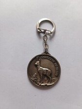 Porte-clés Chamois Montagne CHAMOISERIE DU BEARN Peaux Tannage Keychain Vintage