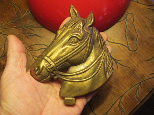 Tête cheval bronze - bronze, a