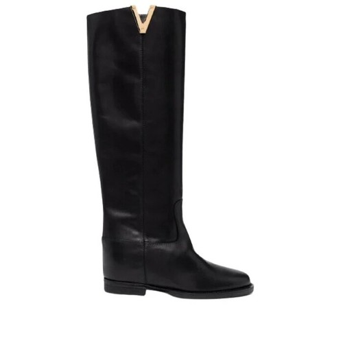 Bottes via roma - en, cuir