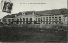 CPA - LYON  - Nouvelle Gare des Brotteaux  (avant la fin des travaux).
