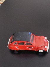 Citroën 2CV 6 rouge toit noir Solido échelle 1/43 sans boite