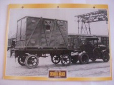 CARTE FICHE CAMION AGE D'OR