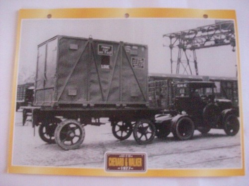 Carte fiche camion - age, d'or