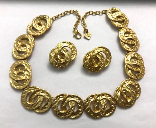 Parure collier boucles - +,