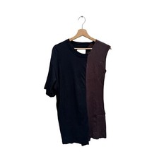 Maison Margiela  SS 2011 Black Brown Fusion Dress Runway Piece  Size M