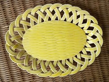 ASSIETTE ANCIENNE OVALE EN