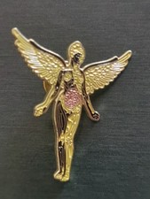 NIRVANA IN UTERO Kurt Cobain Dave Grohl Nevermind Pin Badge New High Quality 