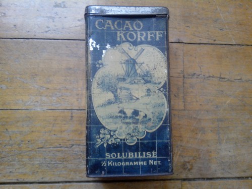Ancienne boite tole 500g - boite,