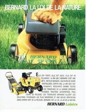 Publicité Advertising 067  1986  tondeuse BM 326 C Bernard loisirs